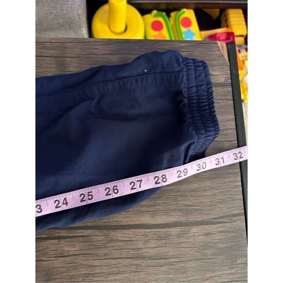 Patagonia Elastic Waist With Drawstring Recycled Nylon Jogger Pants Blue Medium - Picture 14 of 15